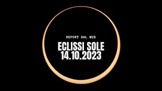 Eclissi anulare sole - 14.10.2023 - NASA