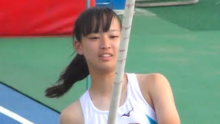 W Pole Vault 棒高跳 決勝-1 中学女子共通【4KｳﾙﾄﾗHD】関東中学校陸上競技大会(第52回)2024.8.7 於 東京駒沢オリンピック公園陸上競技場