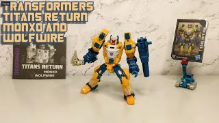 Вулфваир/Monxo And Wolfwire, трансформер, обзор фигурки, Titans Return.