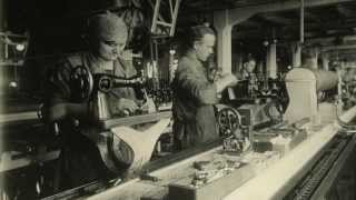 Sewing machine collection and Singer archive at Clydebank Museum