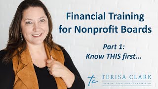 Financial Training for Nonprofit Boards