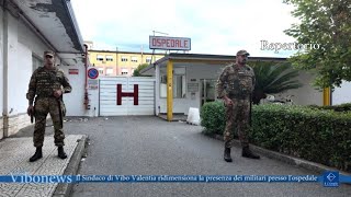 Il Sindaco di Vibo Valentia ridimensiona la presenza dei militari presso l'ospedale