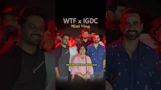 WTF X IGDC GameJam | Mini vlog #youtubeshorts #shorts