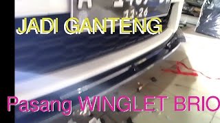 CARA PASANG WINGLET HONDA BRIO DAN SEMUA MOBIL #winglet honda#hondabrio #mattvariasi