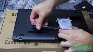 Instalando SSD no Notebook Samsung Essentials E21