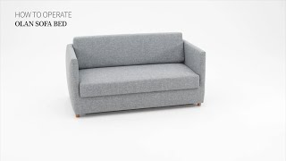 Olan Sofa Bed - How To Operate