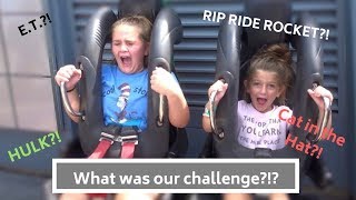 CHALLENGE AT UNIVERSAL STUDIOS| SEE WHAT WE DID!