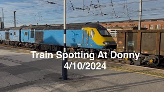 Train spotting at Doncaster Railway Station 4/10/2024