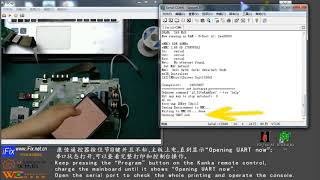 RT809F-Konka MSD6A628 Scheme Serial Port Opening Method