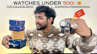 Top 3 Watches For Men Under 500/- 🤯 | Amazon Watches Haul 2024