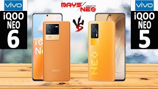 VIVO IQOO NEO 6 VS VIVO IQOO NEO 5 l Phones Comparison l Specifications