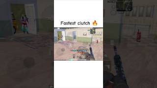 Fastest clutch 🔥 #shorts #ytshort #pubgmobile #bgmi