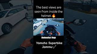 🥱Superbike Chlane ka Maja😉 Wait for Wheelie🔥Yamaha #shorts #trending #viral #shortvideo #kawasaki