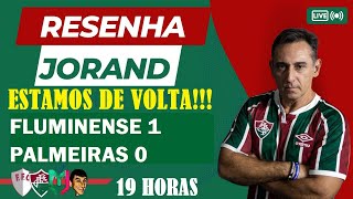 ESTAMOS DE VOLTA!!! PÓS JOGO FLUMINENSE 1 X 0 PALMEIRAS  /RESENHA JORAND