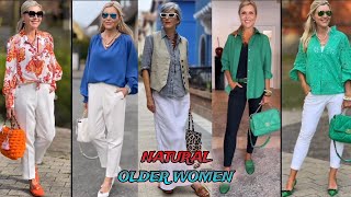 Elegant Women Over 60 | Outfit Ideas 2024