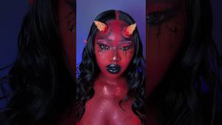 DEVIL MAKEUP 👹 #shorts #devilmakeup #halloween #creativemakeup #bodyart #makeup #beauty #makeupart