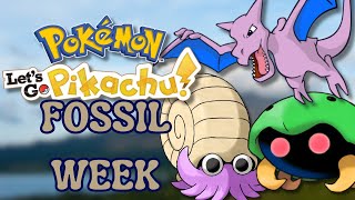 #shorts LIVE - BRINGING SHINY FOSSILS TO LIFE FOR FOSSIL WEEK! // Pokemon Let's Go Pikachu!