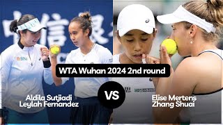 Aldila Sutjiadi/Leylah Fernandez vs Elise Mertens/Zhang Shuai - Wuhan 2024