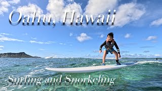 Oahu, Hawaii vlog: Surfing and Snorkeling! 6/26/2024