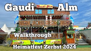 Gaudi Alm - Melcher - Walkthrough | Heimat und Schützenfest Zerbst 2024