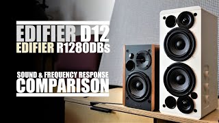 DSAUDIO.review ||  Edifier D12 vs Edifier R1280DBs  || sound.DEMO