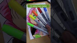 1$ vs 100$ Drawing 🤑 | Can 1$ colours beat 100$ colours ? ✨ | Part 2 #shorts #mitsuri  #drawinganime