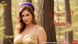 Stunning Over 50 Beauty Summer Time Fashion Photoshoot  -  ai art Lookbook Beauty 4K