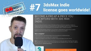 CG Insight #7 - 3dsMax Indie license goes worldwide !