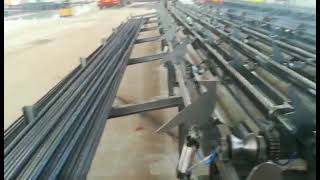 Thread rolling line