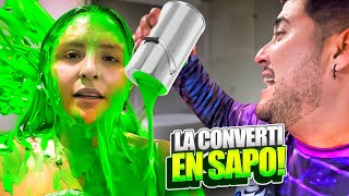 CONVIERTO A MI ESPOSA EN SAPO 🐸🤣// ya no aguanta ​⁠@yarensotoo  😅