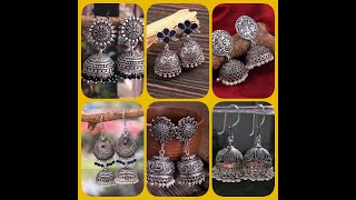 The style of fashion||  very beautiful stlyesh charming ||silver jumkhas|| degsins