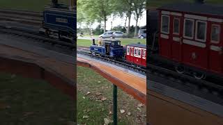 Roundhouse Taliesin in blue  #train #steamengine #railroad