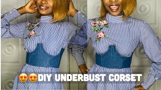 DIY corset : How to make an underbust corset