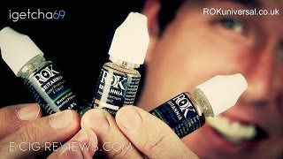 REVIEW OF THE ROK BRITANNIA SUPER PREMIUM E-LIQUID