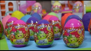 SHOPKINS SURPRISE EGGS (PLAYDOH & PLASTIC EGGS)