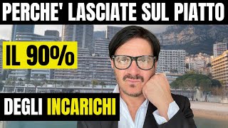 Marketing immobiliare, perche' un agente immobiliare lascia sul piatto il 90% degli incarichi?