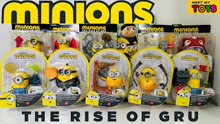 Minions: The Rise of Gru Toy Collection Unboxing (ASMR)