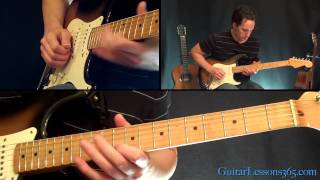 Parisienne Walkways Guitar Solo Lesson - Gary Moore - Famous Solos