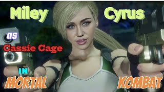 KI - AI generated Miley Cyrus as Cassie Cage Part 1