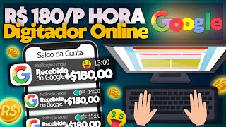 Ganhe $180/Hora IMEDIATAMENTE DIGITANDO PÁGINAS NO GOOGLE - NENHUMA EXPERIÊNCIA NECESSÁRIA!