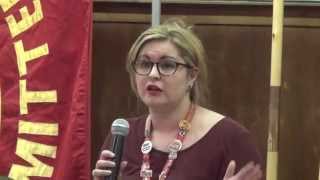 Rachel Mullen at Standing Together To Fight Austerity