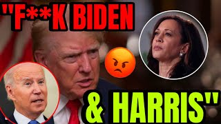 TRUMP LOSES TEMPER And ERUPTS Blaming BIDEN And HARRIS For SECOND ASSASSINATION ATTEMPT