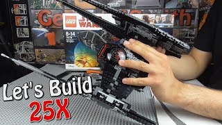 Lego Star Wars 25X Let's Build: Kylo Ren's TIE Fighter 75179