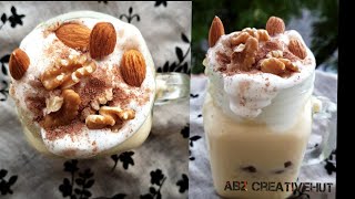 നോമ്പിന്റെ ക്ഷീണം മാറ്റാൻ ഇതു മാത്രം മതി | fruits & nuts custard| Homemade dessert | ABz creativehut