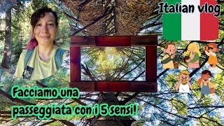 Learn Italian with vlogs | Come with me on a sensorial walk and learn new words (with subs)