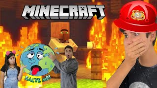 MINECRAFT SALVANDO O PLANETA DIA DA TERRA | DESAFIO DIA DA TERRA MARIA CLARA E JP | PEDRO MAIA