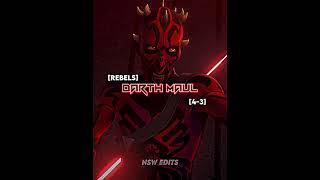 Darth Vader VS Darth Maul(Rebels)