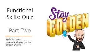 Functional Skills: Quiz Part Two