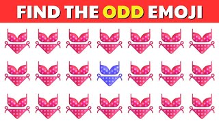 FIND THE ODD EMOJI OUT #084  | Odd One Out Puzzle | Find The Odd Emoji Quizzes