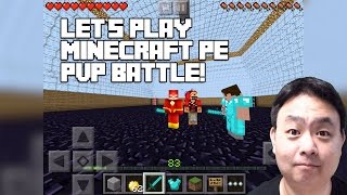 Let's Have fun in MCPE! PVP fights! - Minecraft PE